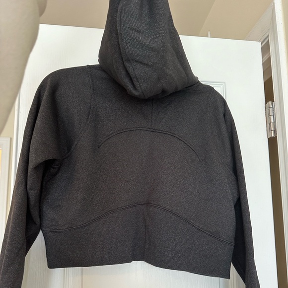Lululemon Loungeful Cropped Hoodie *Spark - Black - Picture 10 of 12